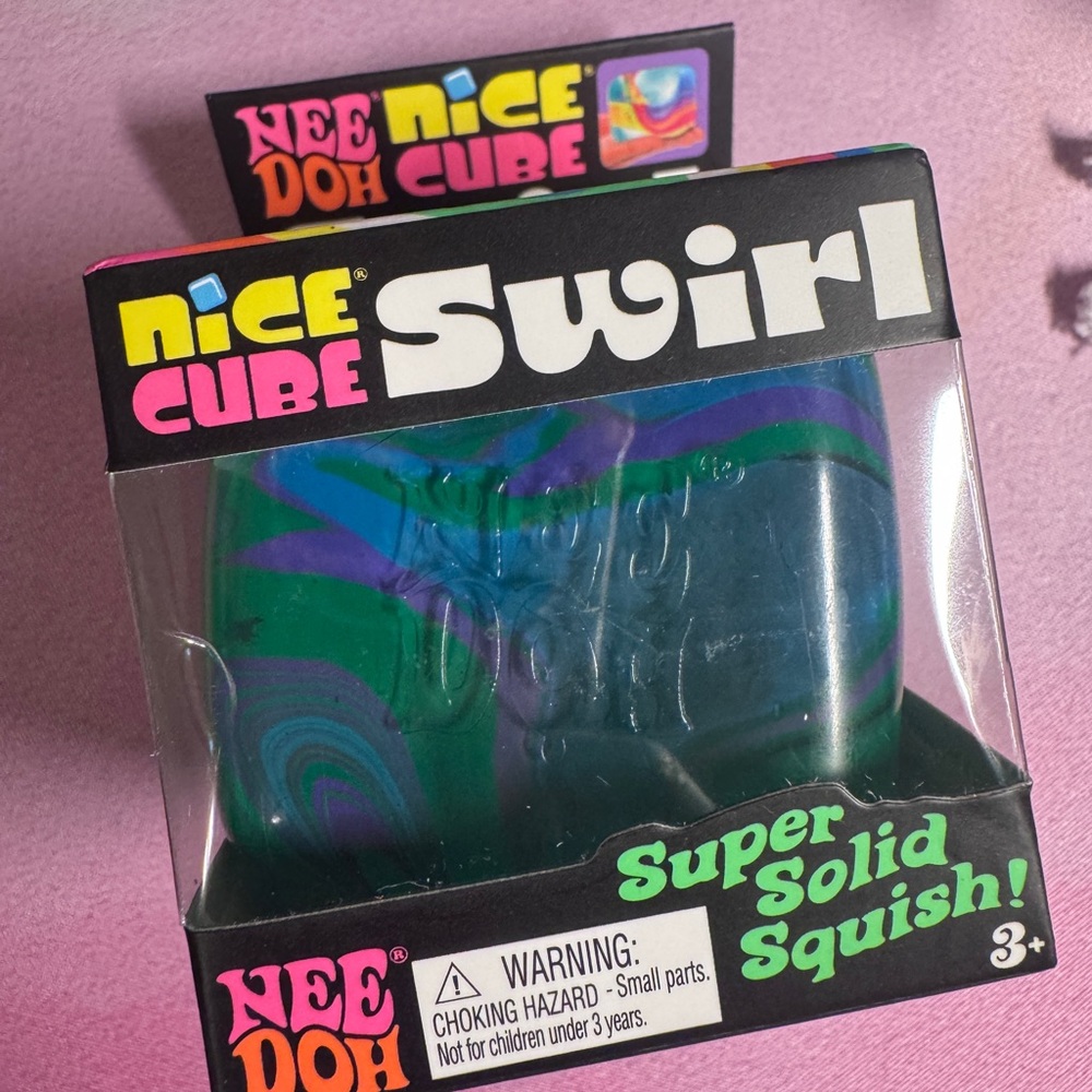 Needoh Nice Cube Swirl Squishy